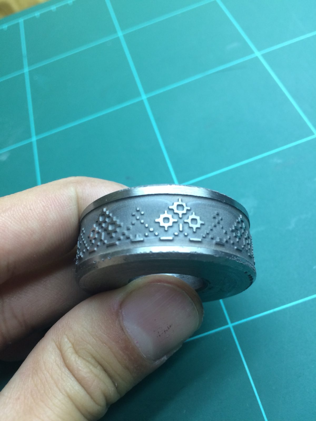 Electroetching steel. Part two G00